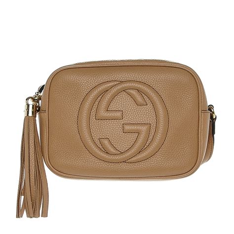 gucci soho camelia bag|GUCCI Pebbled Calfskin Small Soho Disco Bag Camelia.